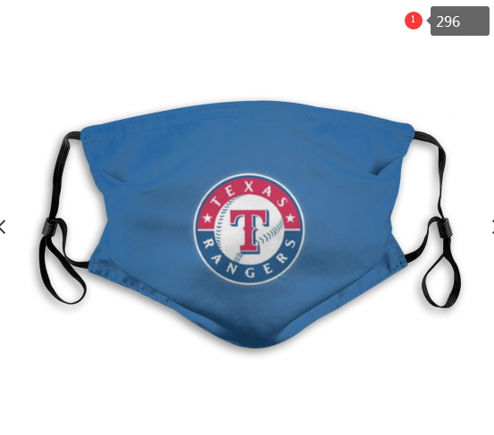 MLB Texas Rangers #3 Dust mask with filter